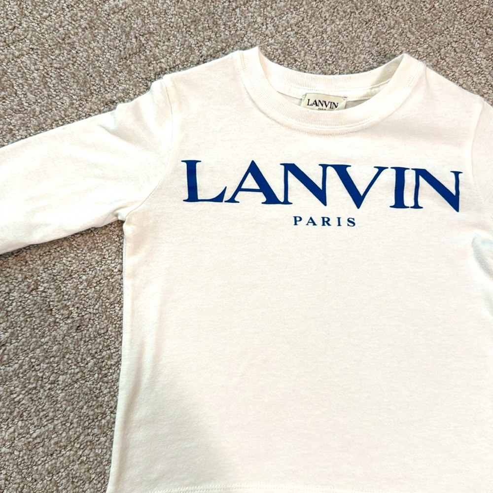 Lanvin long sleeve shirt 4T